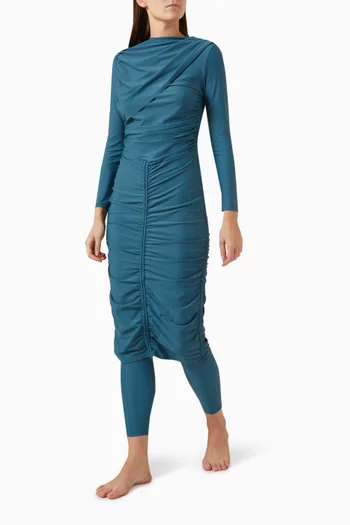 Isla Swim Dress in Stretch-nylon