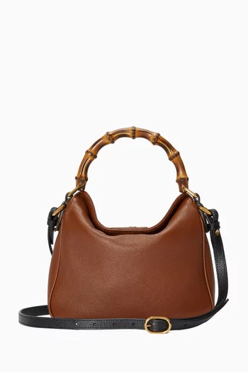 Small Diana Shoulder Bag in Leather
