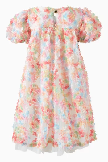 Snowdrop Confetti-print Dress in Tulle