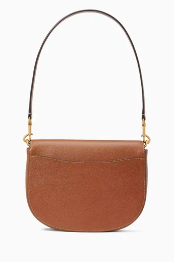 Katy Convertible Saddle Bag in Leather