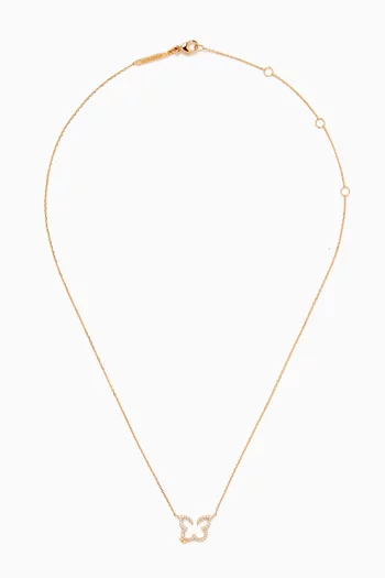 Hurriyah XS Diamond Necklace in 18kt Gold