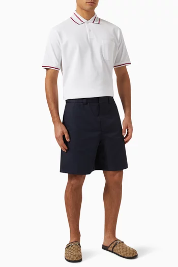 Web Polo Shirt in Cotton-piquet