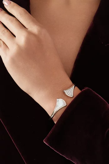Divas' Dream Diamond & Mother-of-Pearl Bracelet in 18kt White Gold
