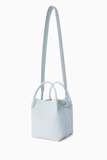 Small Bale Bucket Bag in Leather