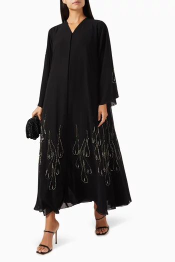 Bead-embellished Abaya