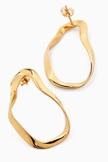 Small Vera Earrings in 18kt Gold Vermeil