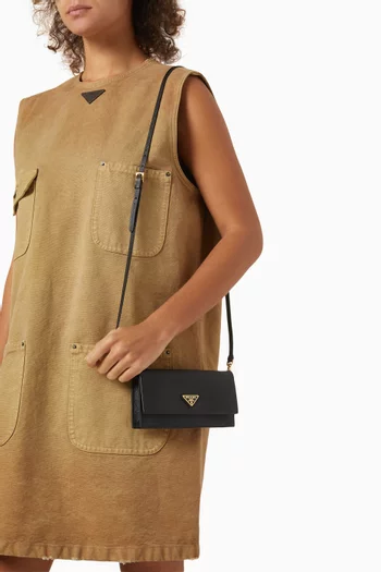 Mini-bag in Saffiano-leather