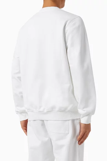 Stacked Logo Sweatshirt in Organic-cotton