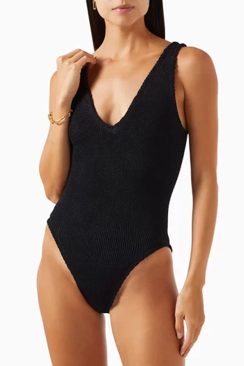 Sadie One-piece Swimsuit in Crinkle Stretch Nylon