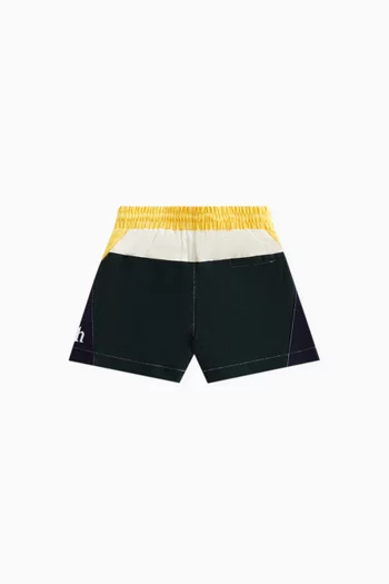 Baby Curtis Panelled Shorts in Micro Cord Cotton