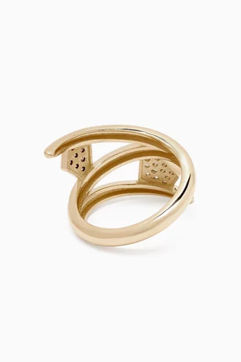 Endless Diamond Ring in 14kt Gold