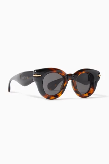 Inflated Sunglasses in Acetate