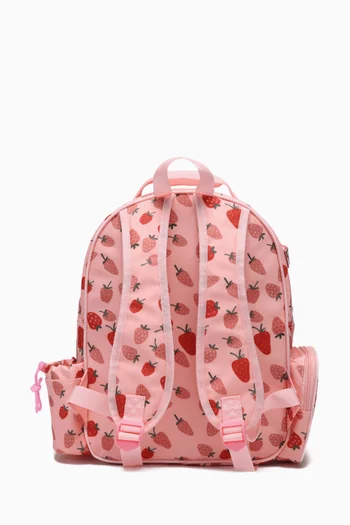 Strawberry Backpack in Cotton Canvas