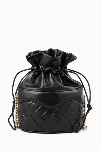 Le Bonbon Bucket Bag in Quilted Leather