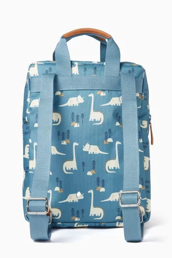 Animal Print Backpack in Recycled Fabric