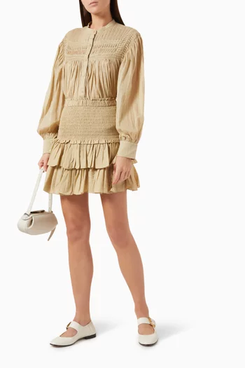 Naomi Mini Skirt in Cotton-voile