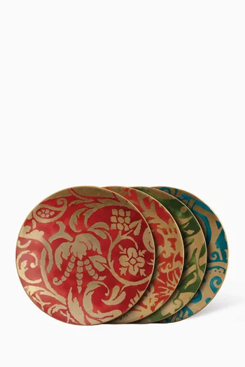 Fortuny Assorted Dessert Plates, Set of 4