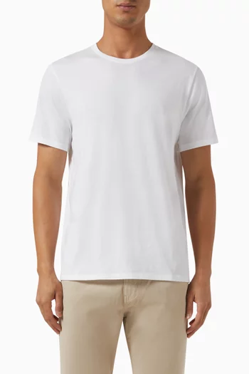Crew Neck T-shirt in Pima Cotton