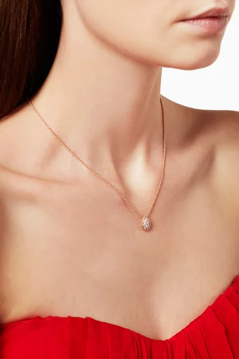 Rose-Gold Serpent Bohème Pendant Necklace