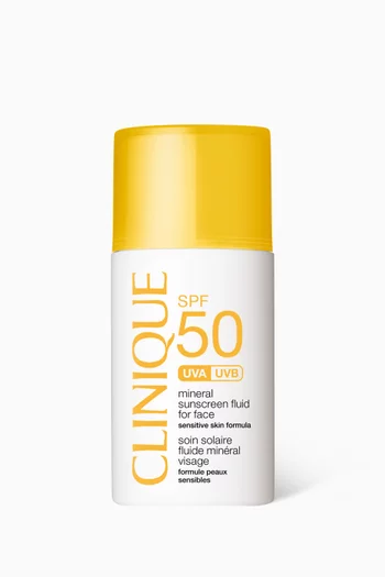 SPF50 Mineral Sunscreen Fluid for Face, 30ml 