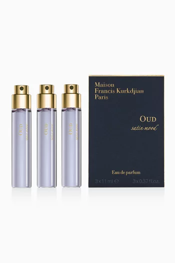 Oud Satin Mood Eau de Parfum Refills, 3 x 11ml