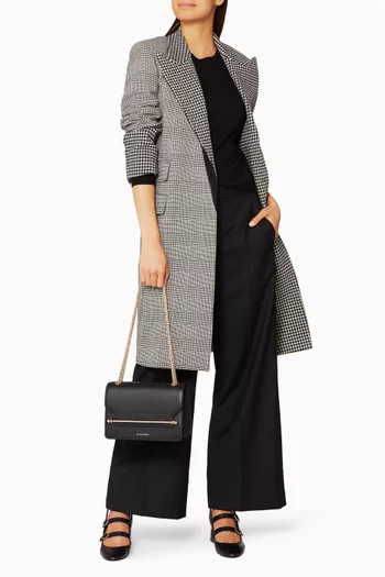 Black East/West Cross-Body Bag