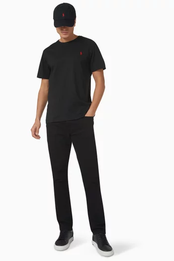 تي شيرت قطن بشعار الماركة