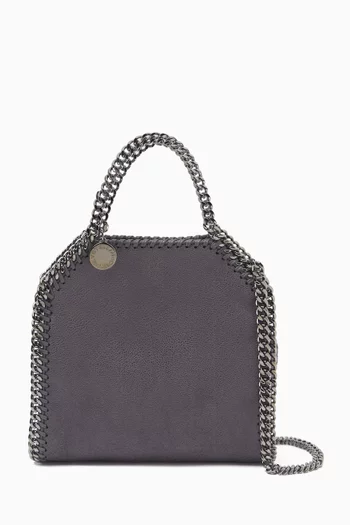 Falabella Tiny Tote Bag in Eco Shaggy Deer Leather