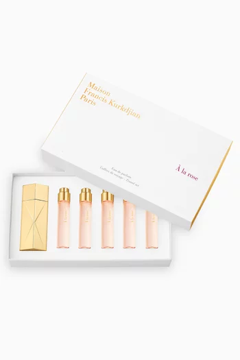 À La Rose Eau de Parfum Refills Travel Set, 5 x 11ml