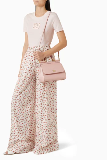 Medium Sicily Bag in Dauphine Leather