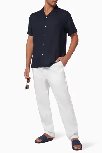 بنطال سيدني كتان