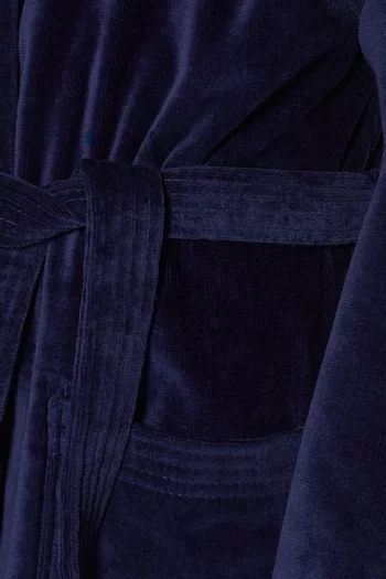 Navy Velour Triton 10 Robe
