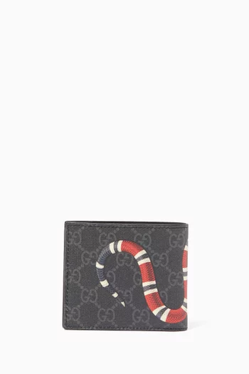 Black & Grey Kingsnake Print GG Wallet