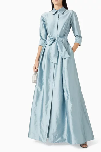 Shirt Gown in Taffeta