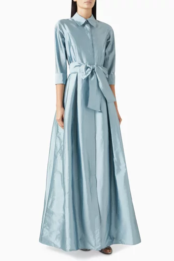 Shirt Gown in Taffeta