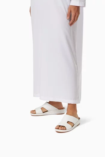 Cinghia Sandals in Calfskin Leather    