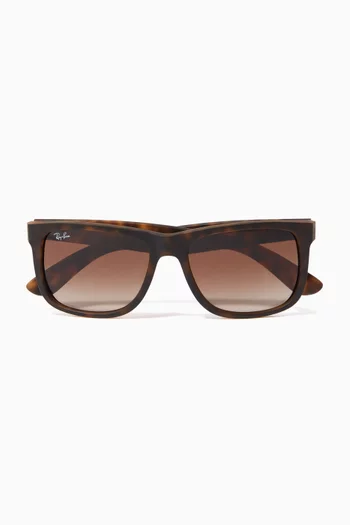 Justin Tortoise Frame Sunglasses 