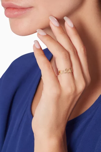 Maya Hobb Ring in 18kt Yellow Gold