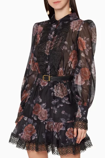 Harness Buckle Reversible Leather Belt