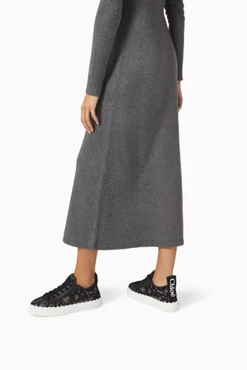 Lauren Sneakers in Lace & Leather