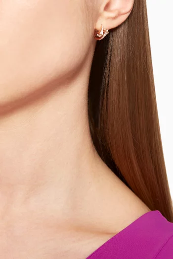 Cleo Diamond Huggie Earrings