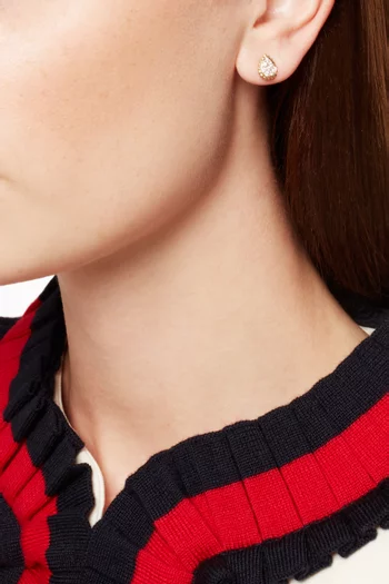 Serpent Bohème S Motif Diamond Earrings