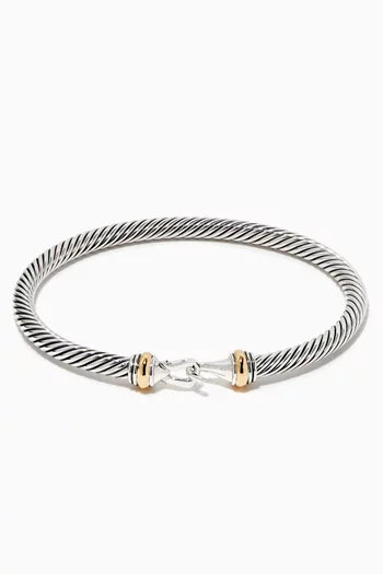 سوار كلاسيكي بتصميم كابل بإبزيم