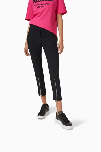 Oversized Leather Sneakers        