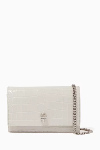 Small Skull Leather Bag