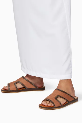 Western Arca Textile Sandals   