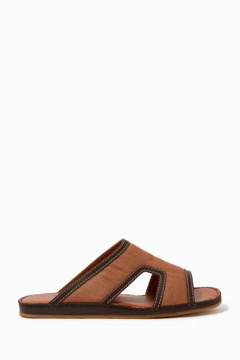 Western Arca Textile Sandals   