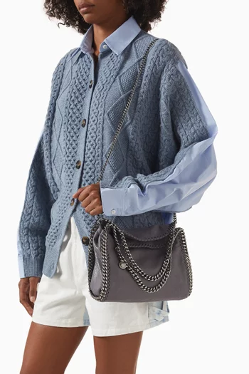 Mini Falabella Tote Bag in Eco Shaggy Deer