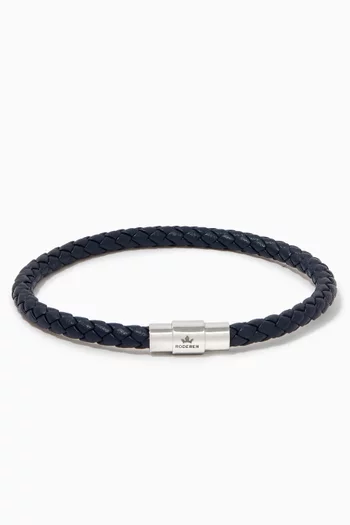 Sergio Woven Leather Bracelet     