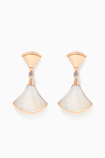 Divas' Dream Mother of Pearl Diamond Earrings